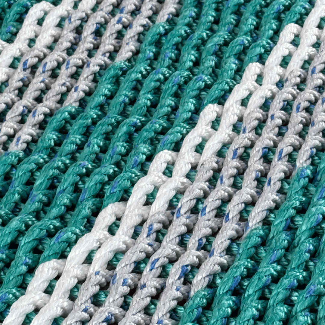 Lolli's Coastal Breeze Teal, Gray & White Lobster Rope Doormat | Unmatched Durability & Coastal Style