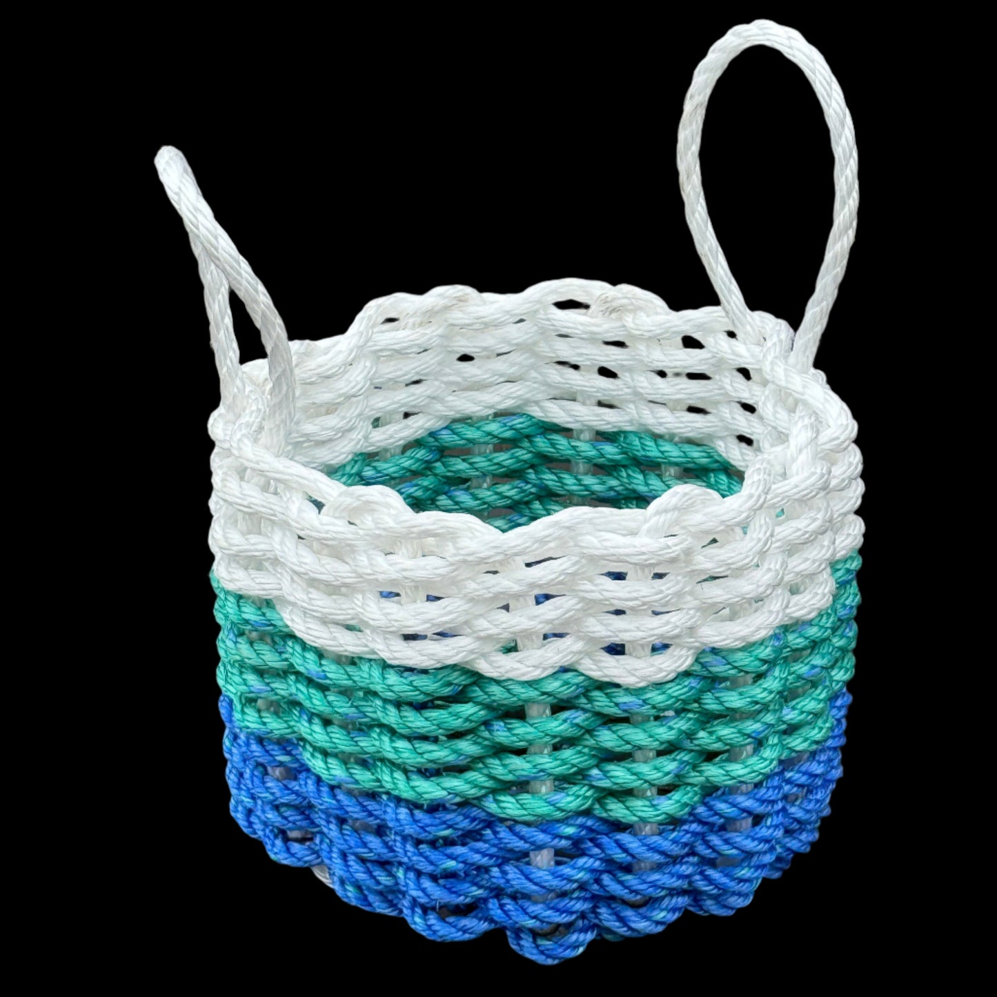 Lolli’s Loops Admiral Basket – Blue/Teal/ Nautical Essential