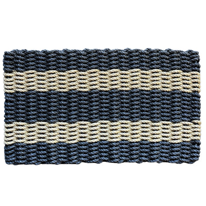 Lolli’s Loops Lobster Rope Doormat (Black/Tan)-Midnight Sands