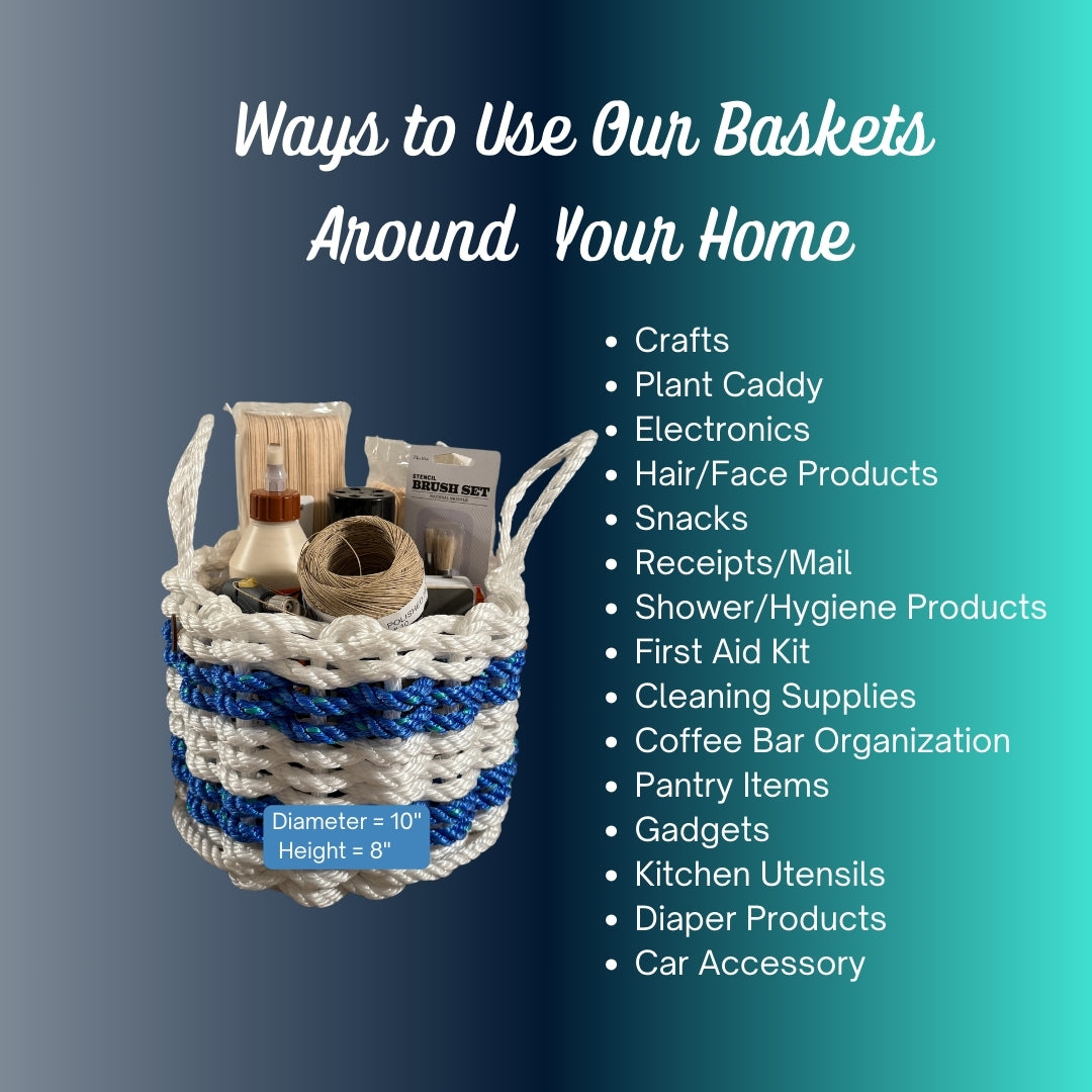 10" Rope Basket Suggested Uses