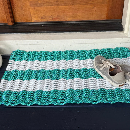Tidewater Glow Classic Doormat – Handcrafted Coastal Charm