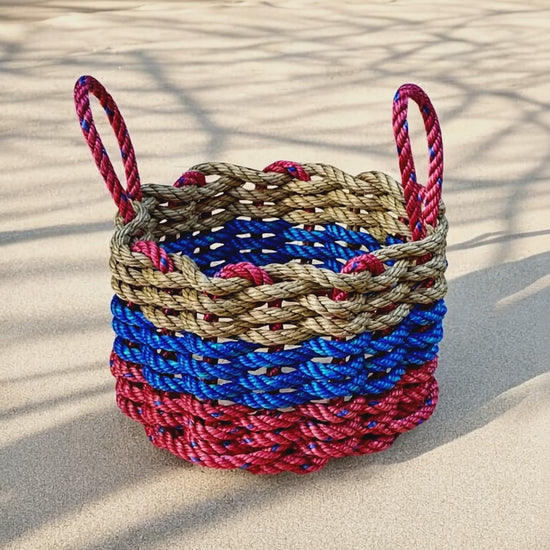 Rope Basket on the Beach